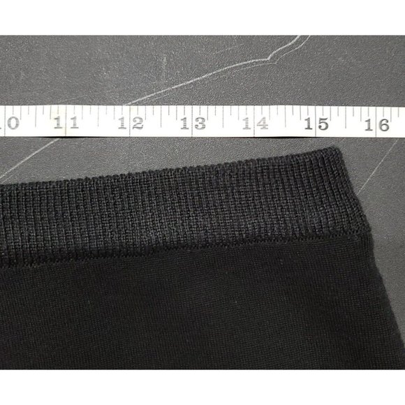 Evan Picone Dress Women's Wool Acrylic Blend Knit Pencil Skirt Size Medium Black - Picture 10 of 12